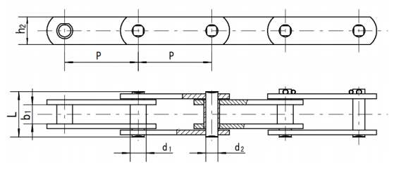 Stainless Steel Special Chain at Sewage Treatment